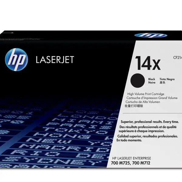 HP 14X High Yield Black Original LaserJet Toner Cartridge (CF214X)